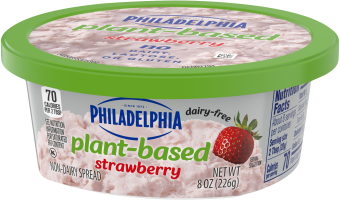 Philadelphia Plant-Based Strawberry Non Dairy Spread, 8 Oz