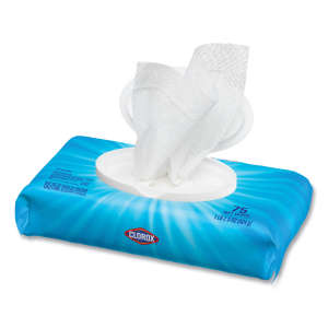 Clorox,  Disinfecting Wipes,  75 Wipes/Container