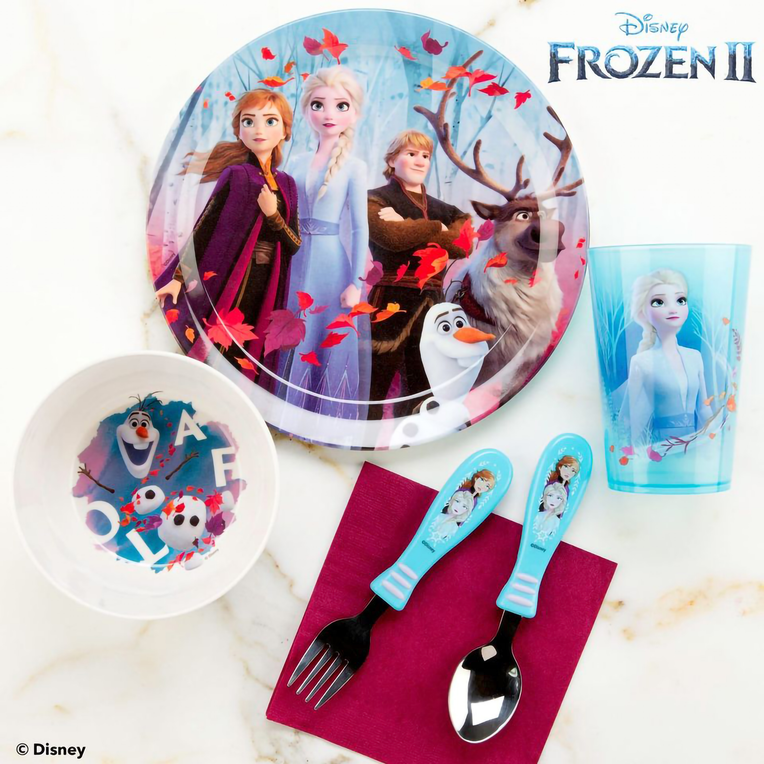 Disney Frozen 2 Movie Dinnerware Set, Anna, Elsa and Friends, 5-piece set slideshow image 10 Disney Frozen 2 Movie Dinnerware Set, Anna, Elsa and Friends, 5-piece set slideshow image 10