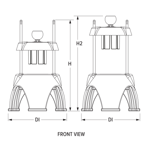 Engineering front view
