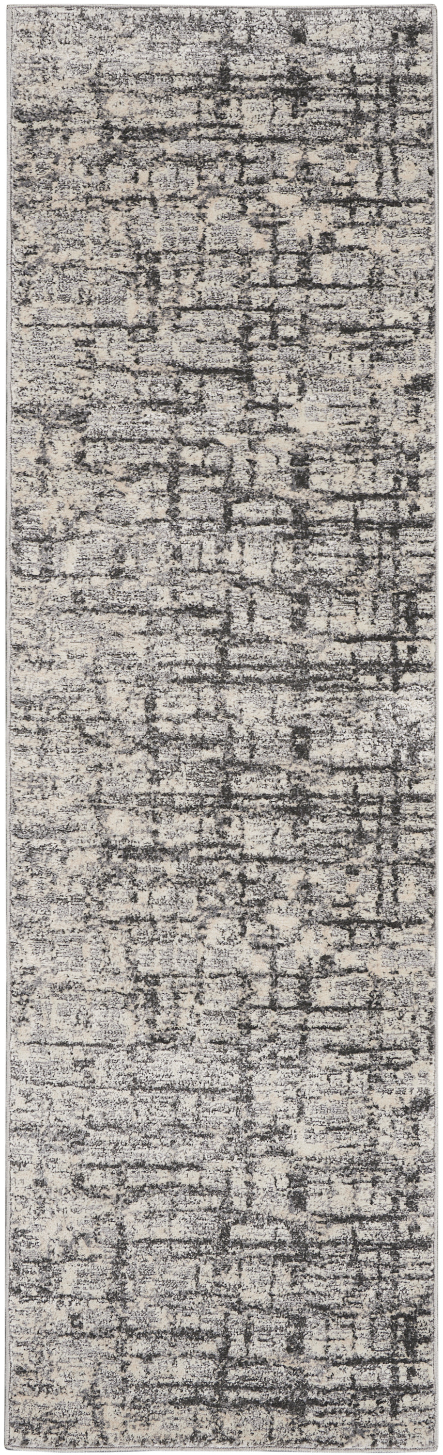 Calvin Klein CK950 Rush 2'3" x 7'3" Ivory Grey Modern Indoor Rug