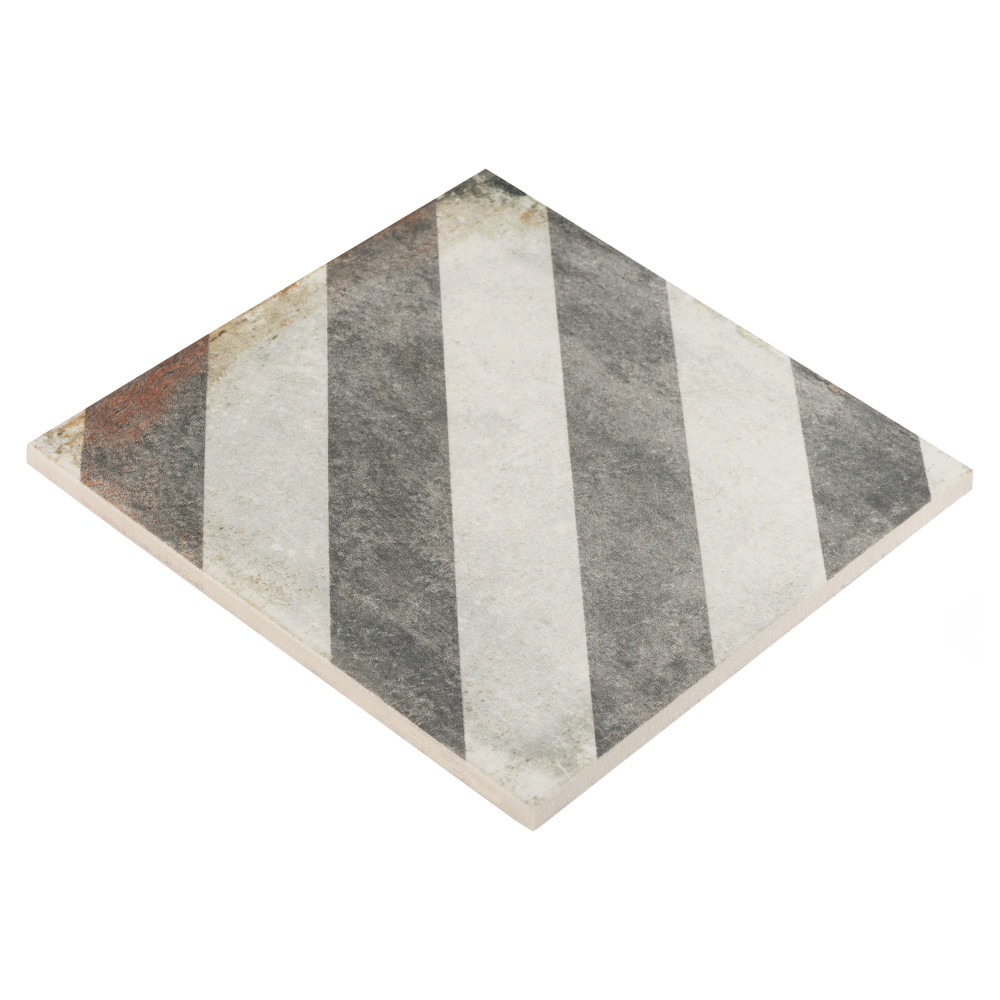 D’Anticatto Decor Obliqua 8-3/4 in. x 8-3/4 in. Porcelain Floor and Wall Tile