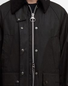 Women's Bedale Waxed Jacket Black/Cardinal