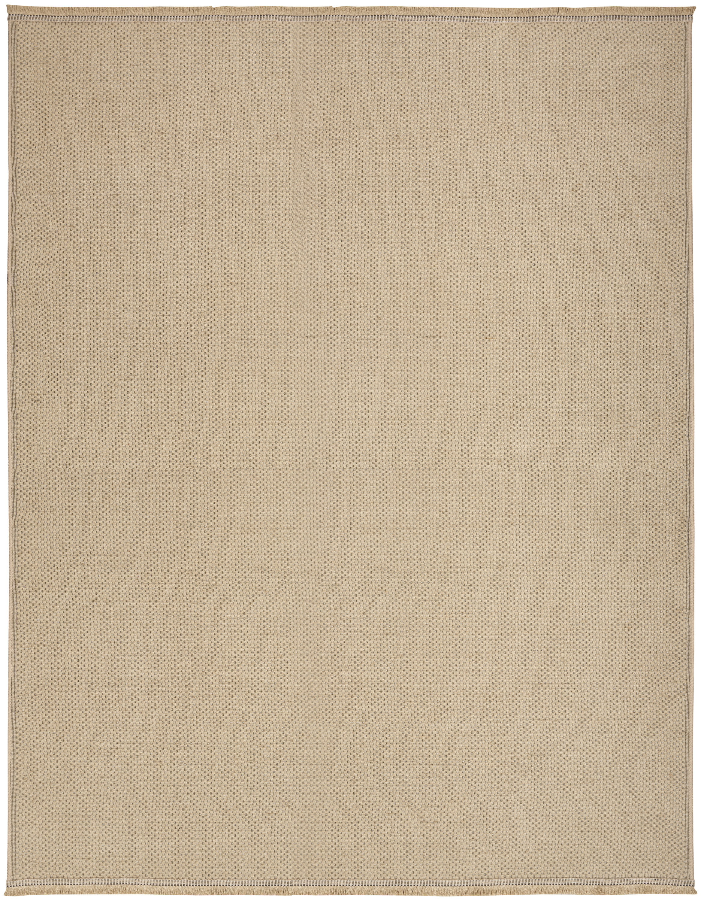 Nourison Washable Jute 7'10" x 9'10" Natural Modern Indoor Rug