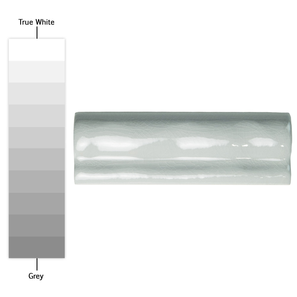 Antic Craquelle Moldura Gris Soho 2 in. x 6 in. Ceramic Wall Trim