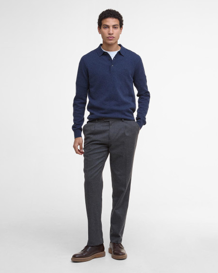 Hutherston Knitted Polo Shirt