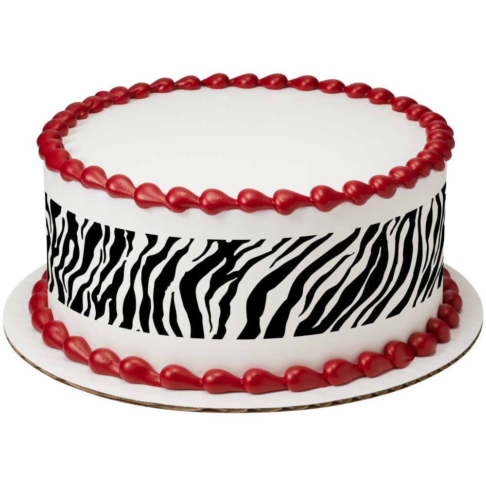 Image Cake Safari Print Zebra