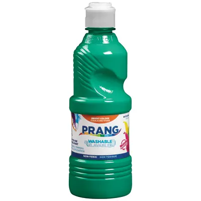 Prang Washable Tempera Paint, Green, 16 Oz., 1 Count