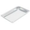 Eighth-size Wear-Ever® heavy-duty aluminum sheet pan with natural finish