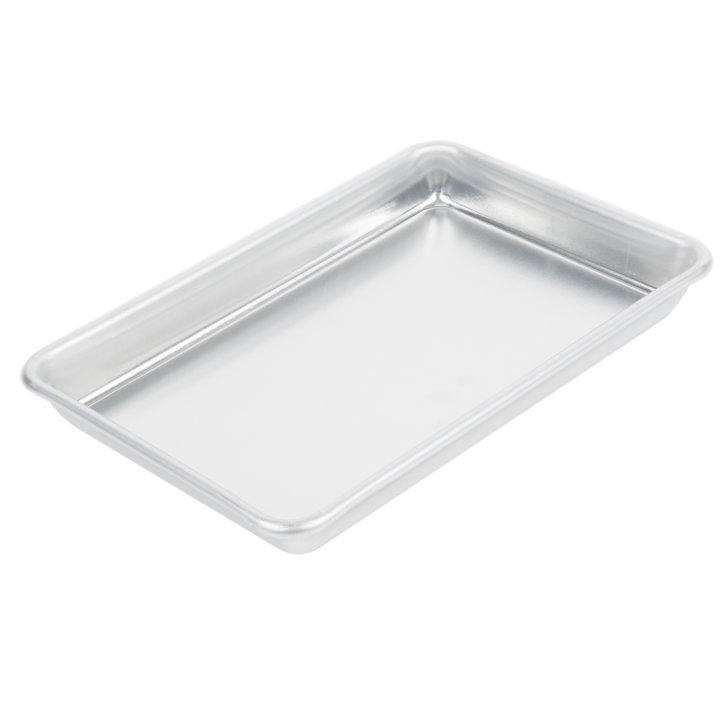 Eighth-size Wear-Ever® heavy-duty aluminum sheet pan with natural finish