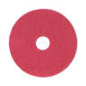 Boardwalk, Buff, Red, 17", Round Floor Pad