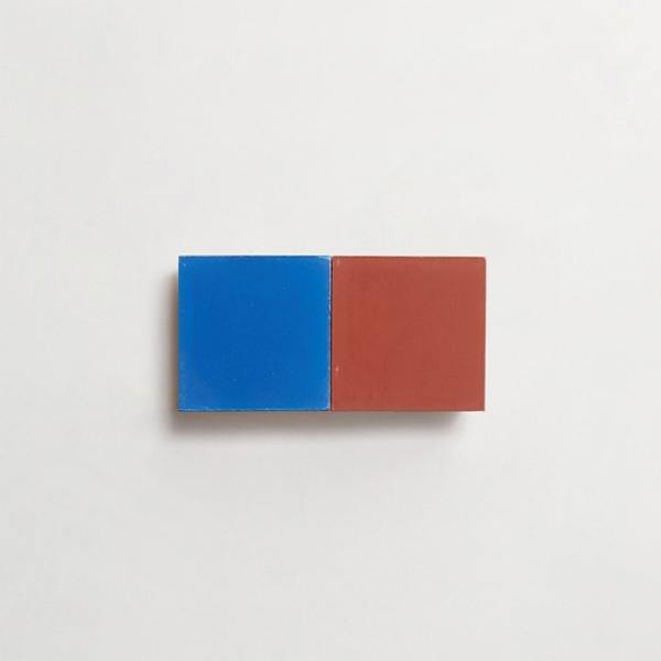 cement: mythology checkerboard | foxlgove | baguette | matte | duo | lapis + flame | sample 