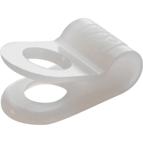 Natural White Nylon Cable Clamp (3/8