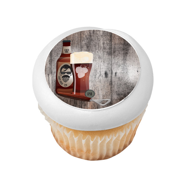 Beard and Hops PhotoCake® Edible Image®