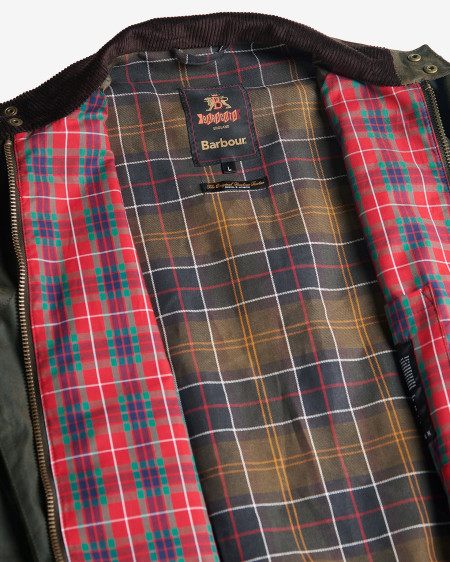 Barbour x Baracuta Porton Waxed Harrington Jacket