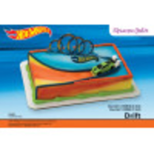 Hot Wheels™ Drift Cake Decorating Instruction Card DecoPac