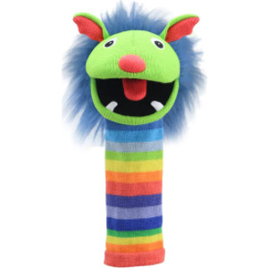 Eco Knitted Puppet: Rainbow