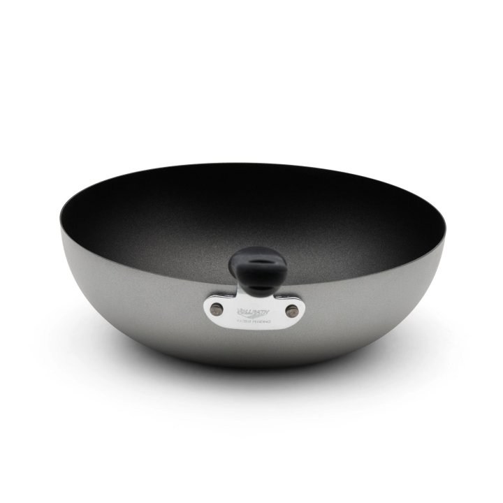11-inch carbon steel induction stir-fry pan with SteelCoat x3™ nonstick coating and silicone handle