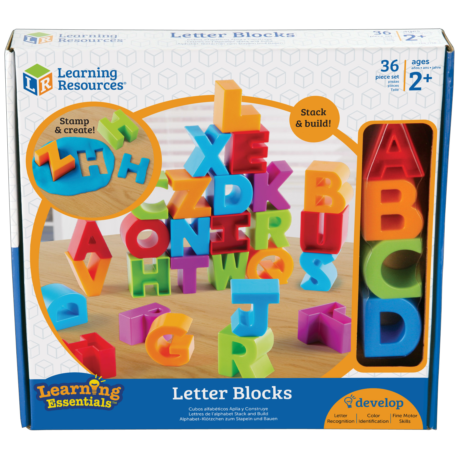 Learning Resources Letter Blocks, Set of 36