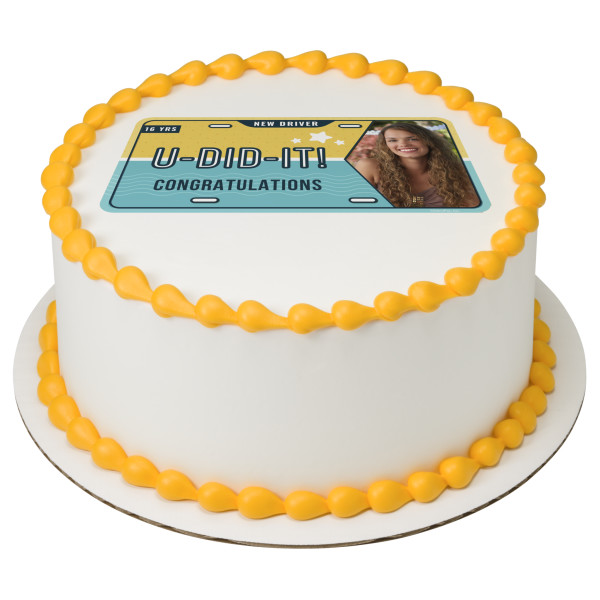 Drivers License PhotoCake® Edible Image® Frame
