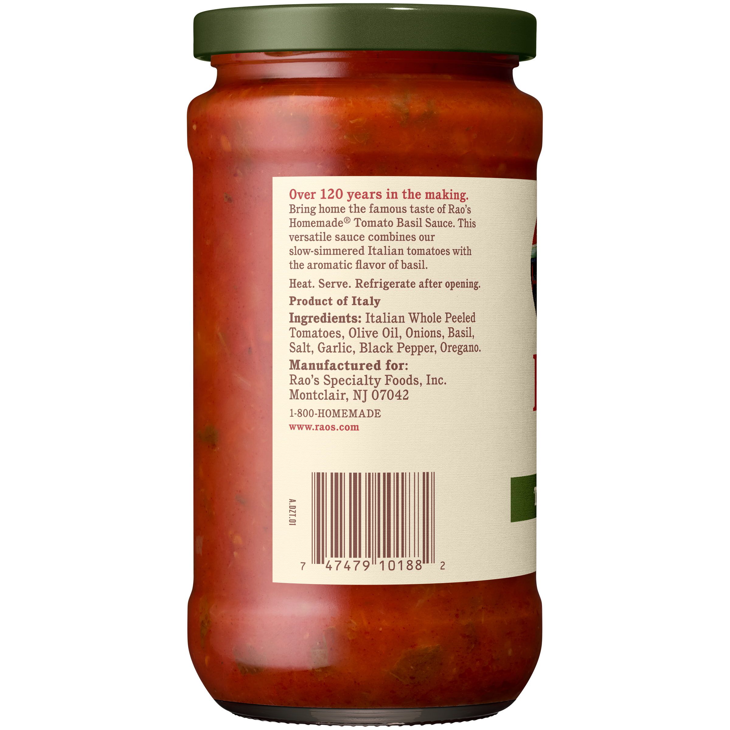 Tomato Basil Sauce, 15.5 oz - Left Image
