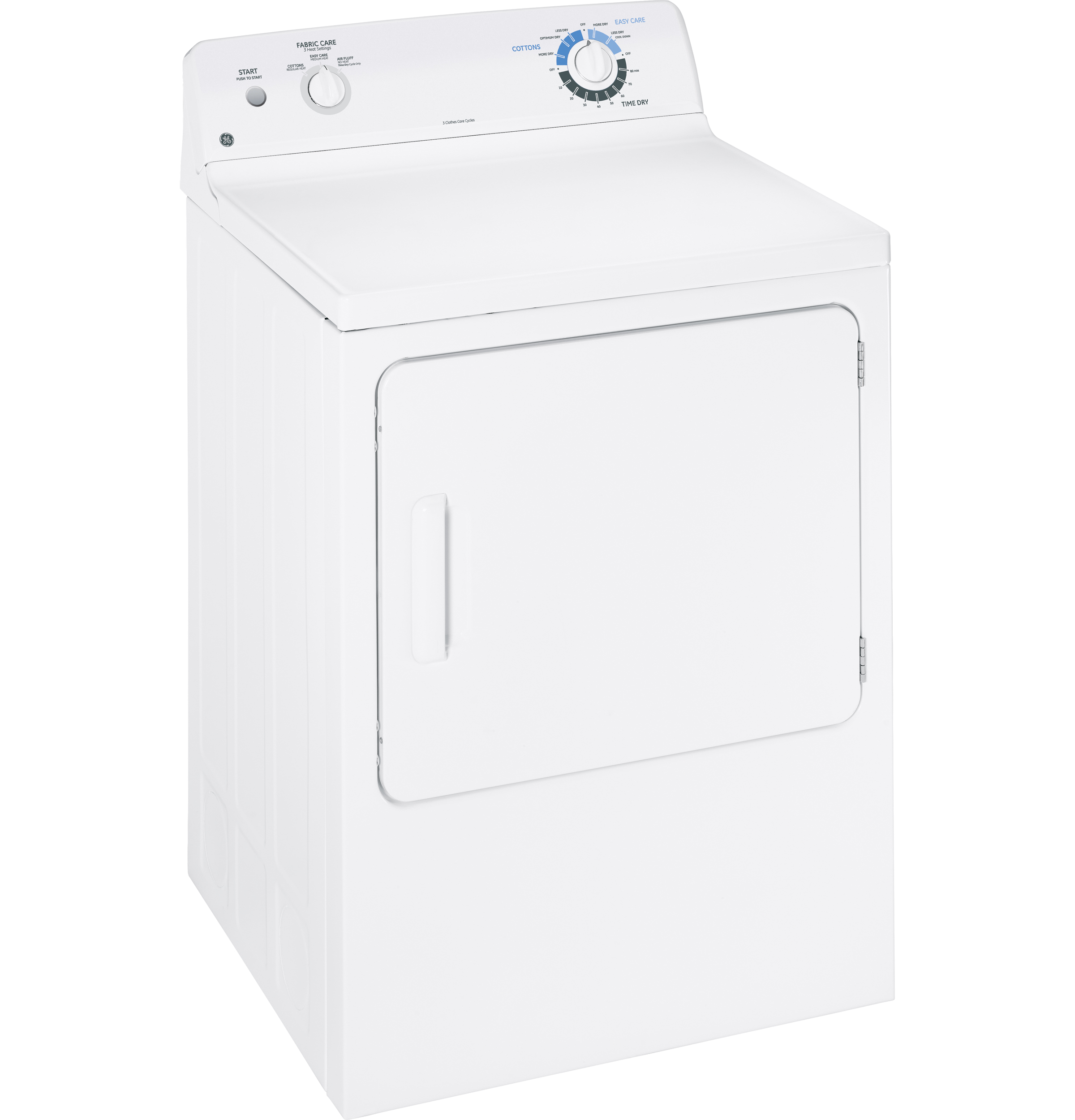 GE® 6.0 cu. ft. capacity DuraDrum™ gas dryer