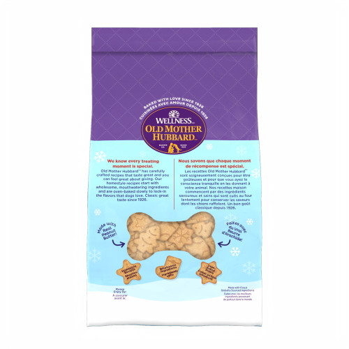 Old Mother Hubbard Seasonal P-Nuttier (Peanut Butter) back packaging