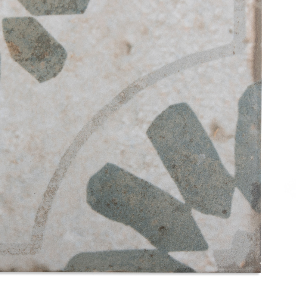 Kings Blume Sage 17-5/8 in. x 17-5/8 in. Ceramic Floor and Wall Tile