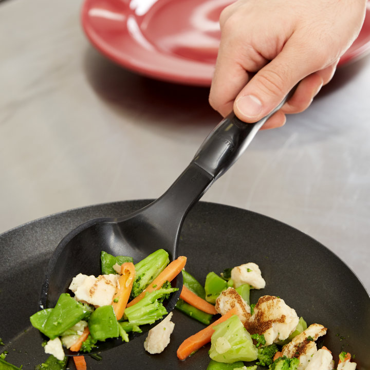 13.25-inch solid nylon spoon in black