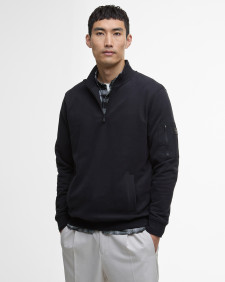 Ewan Half-Zip Sweatshirt Classic Black