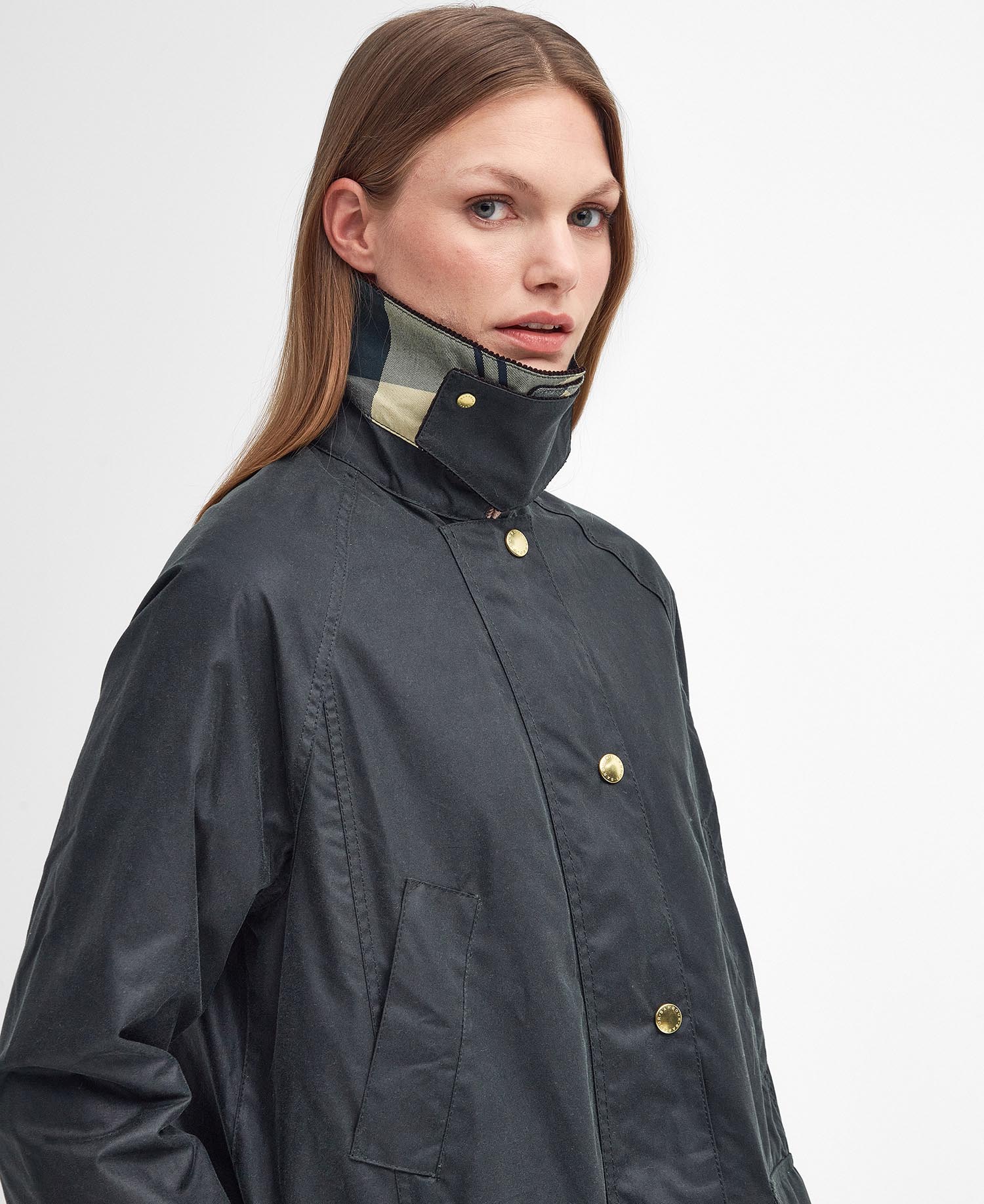 Long Beadnell Waxed Jacket image number 4