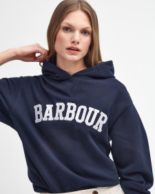 Northumberland Hoodie Navy-White