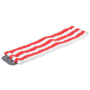 Unger, SmartColor Micro 7.0, Micro 7.0 Microfiber Tab Mop, 16"W, Red/White