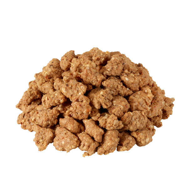 FONTANINI(r) Spicy Italian Sausage Topping, Cooked, Crumble, 8-10 pieces/oz., . C1C0 - Front Center Out of Package (Hi Res)