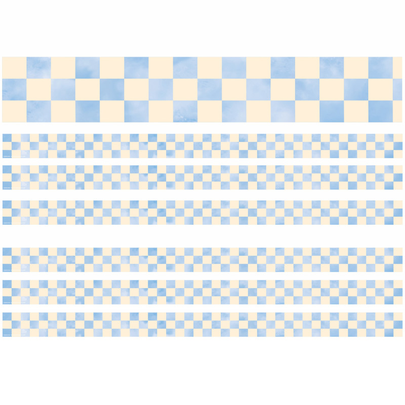 Checkered Sky Deco Trim, 37 Feet Per Pack, 6 Packs
