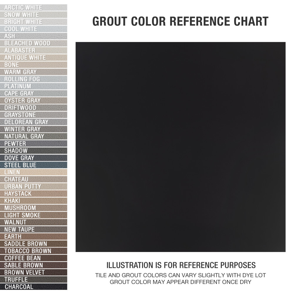 Klavier Matte Black 17-7/8 in. x 17-7/8 in. Porcelain Floor and Wall Tile