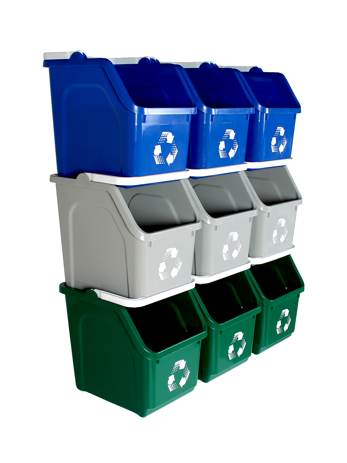 MULTI RECYCLER (9 Pack) – Triple – Kit – Mobius Loop – Full – Blue-Grey-Green