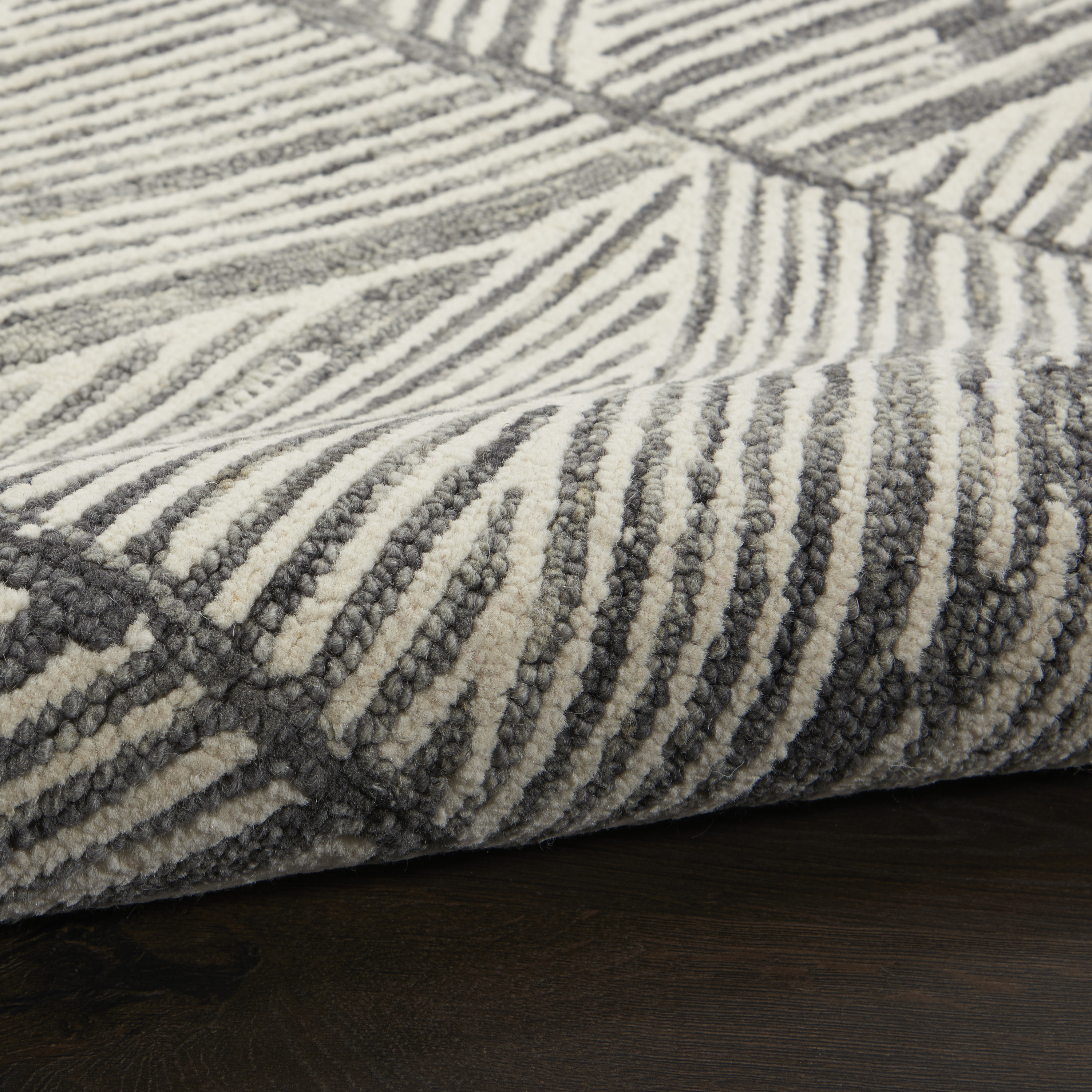 Nourison Colorado 8'3" x 11'6" Grey White Modern Indoor Rug