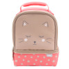 Soft Lines 2-compartment Reusable Insulated Lunch Bag, Kitties slideshow image 2 Soft Lines 2-compartment Reusable Insulated Lunch Bag, Kitties slideshow image 2