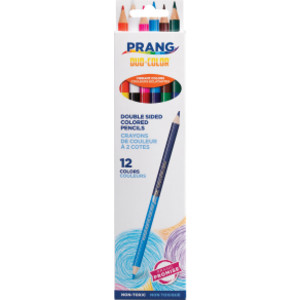 Duo Colored Pencils, 12 Color Set