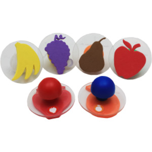 Stampers Gigantes - Frutas - Set de 6