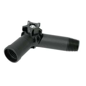 Unger, HiFlo™, MultiLink Adjustable Gooseneck Adapter, Black