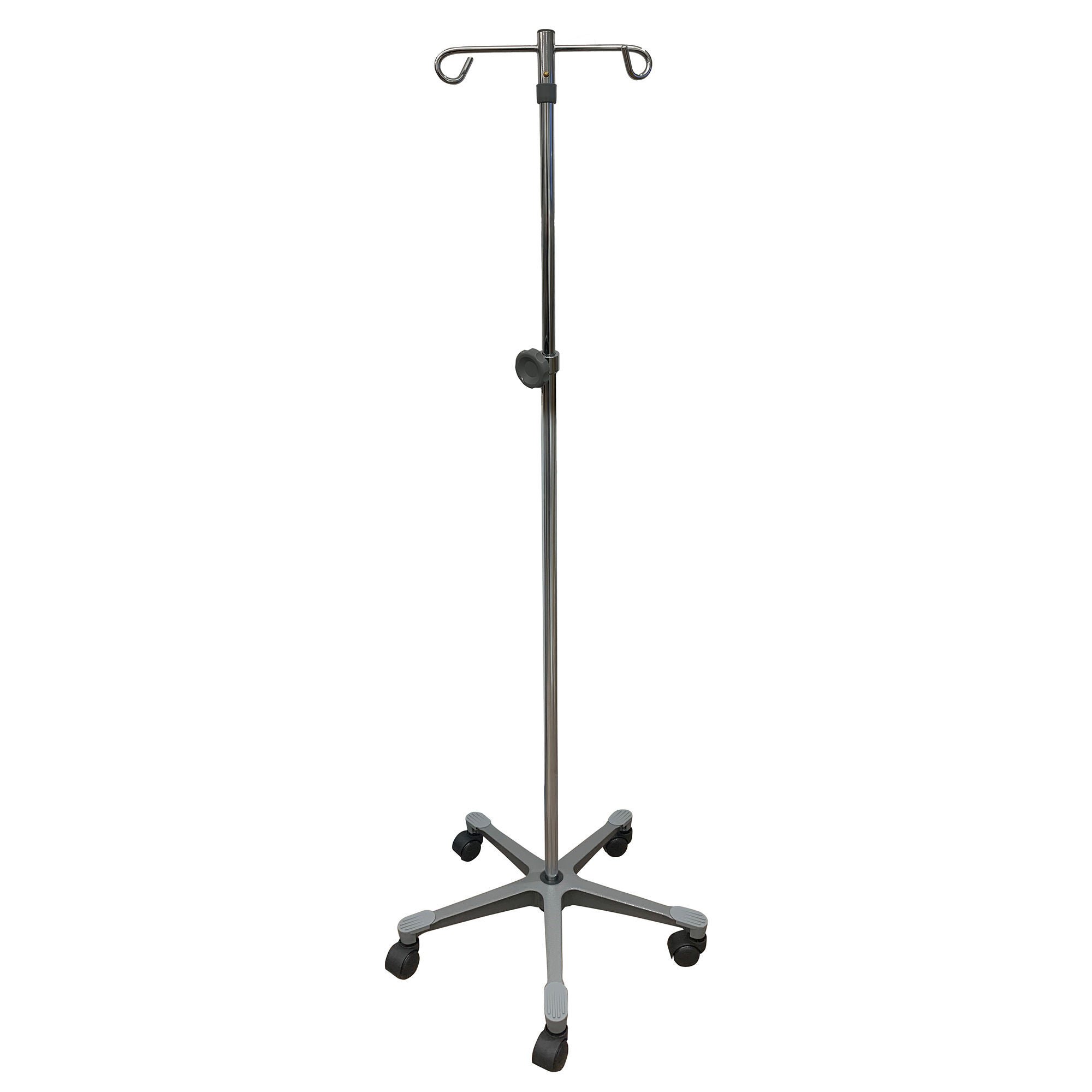 McKesson Brand POLE, IV 2HOOK 5LEG BASE
