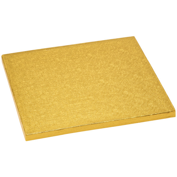 10" Square Gold Foil Cake Board