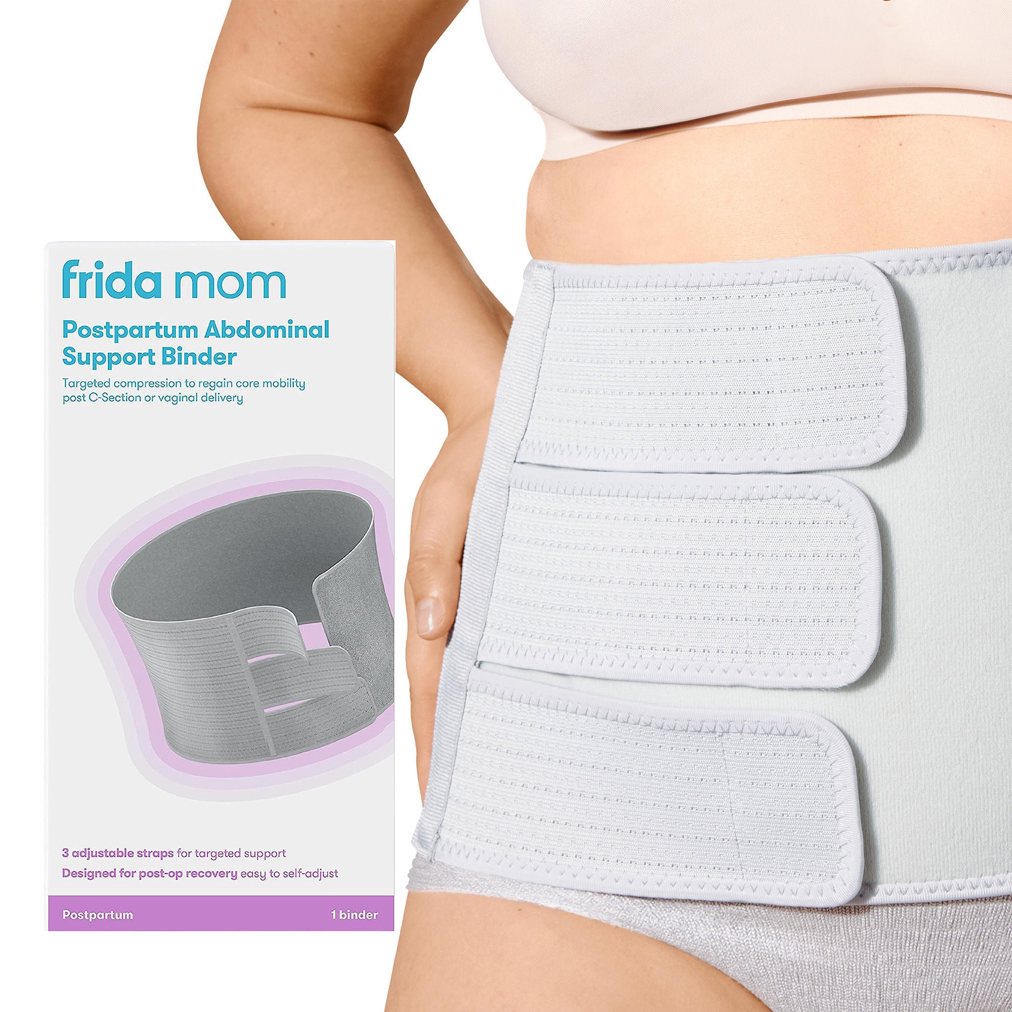 Fridababy LLC BINDER, SUPPORT POSTPARTUM ABDOMINAL (4/CS)