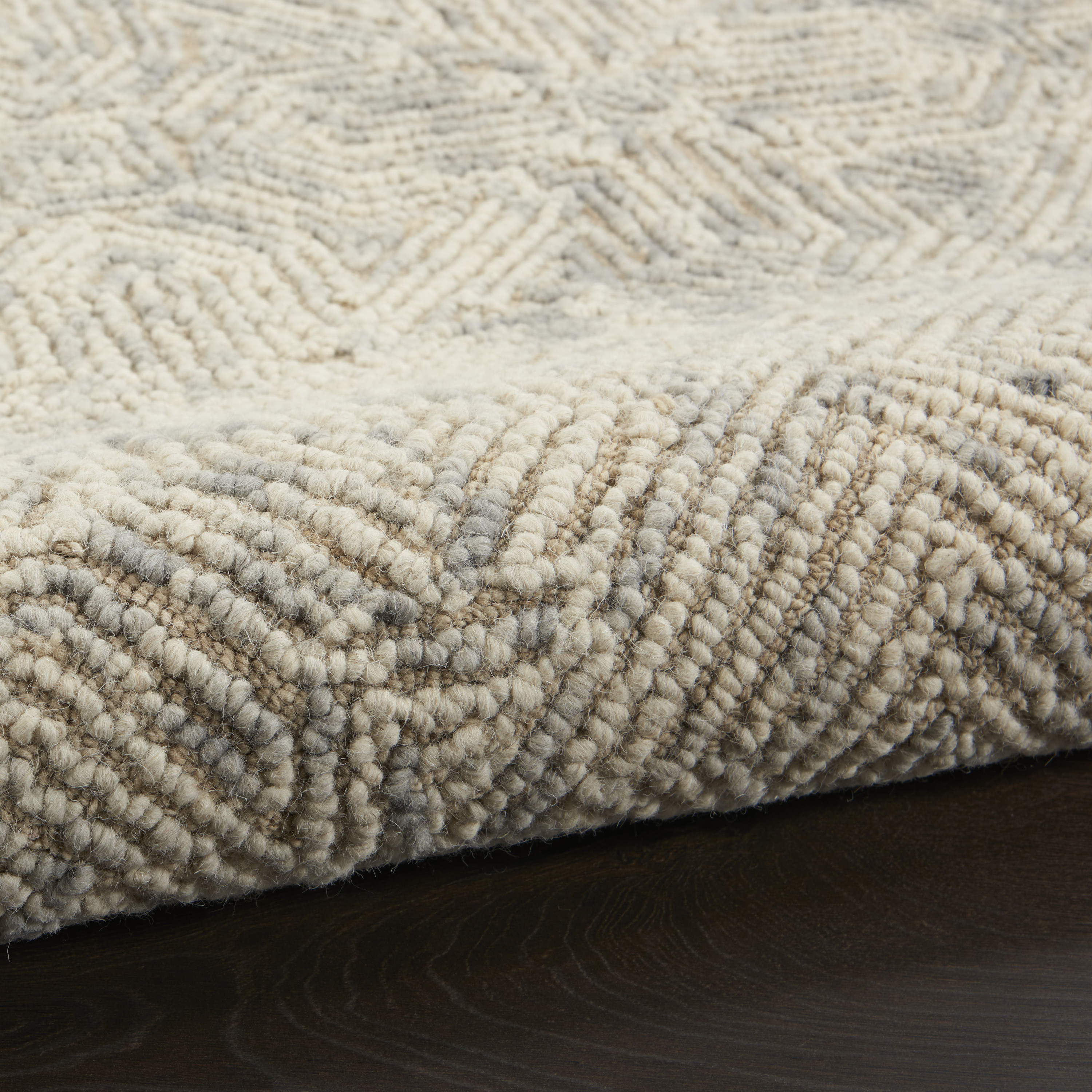 Nourison Colorado 2'3" x 7'6" Beige Grey Modern Indoor Rug