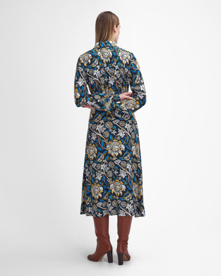 Barbour x William Morris Gallery Rendall Midi Dress