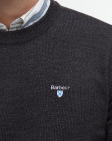 Merino Crew Neck Jumper Charcoal
