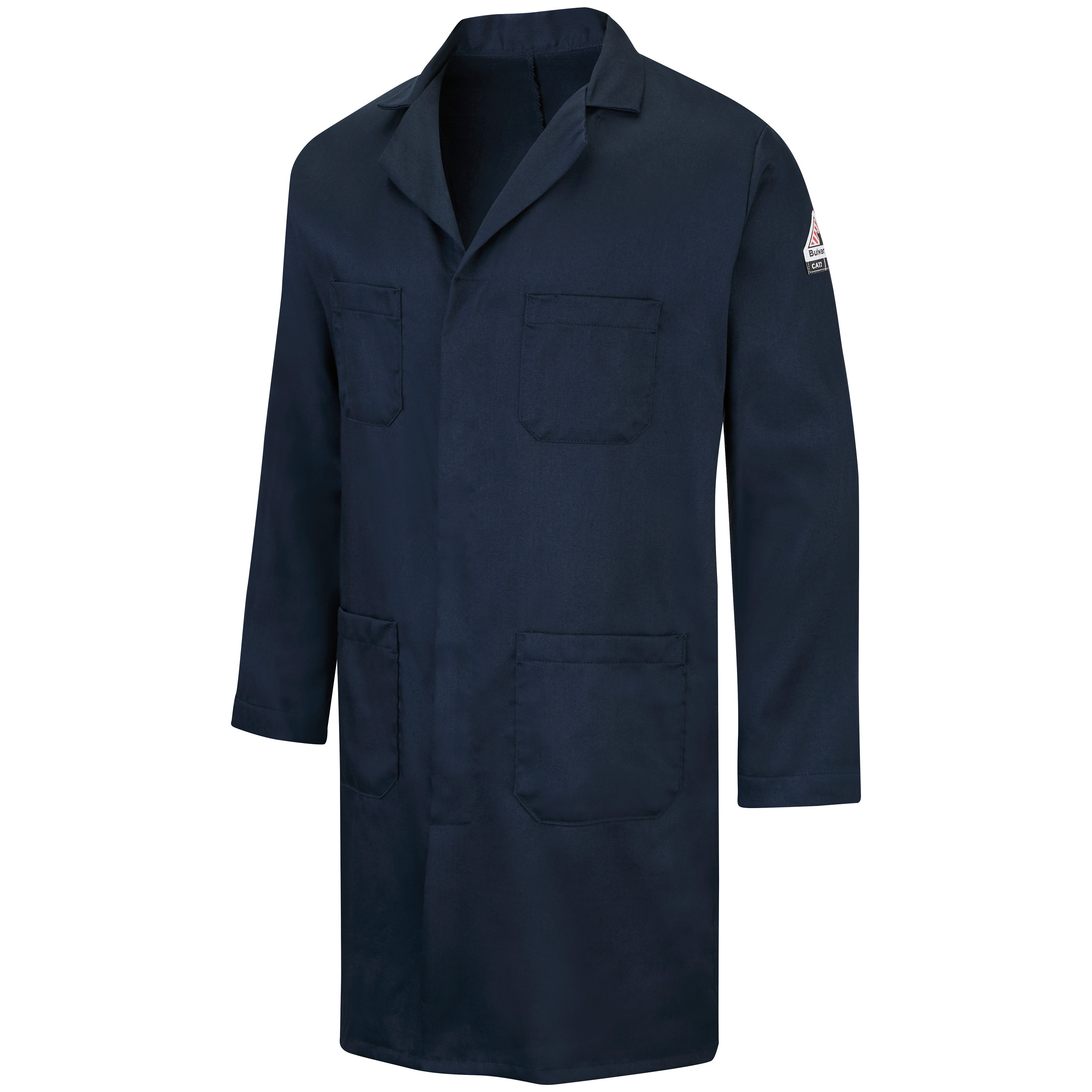 Men‘s Concealed Snap Front Lab Coat-Bulwark