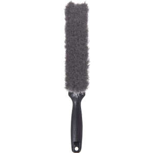 Carlisle, Flo-Pac, 8in, Counter/Bench Brush, Plastic Bristles, Gray
